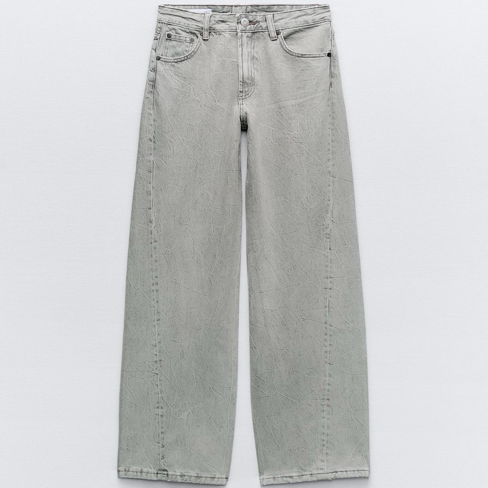 Zara TRF regular length high waist jeans
